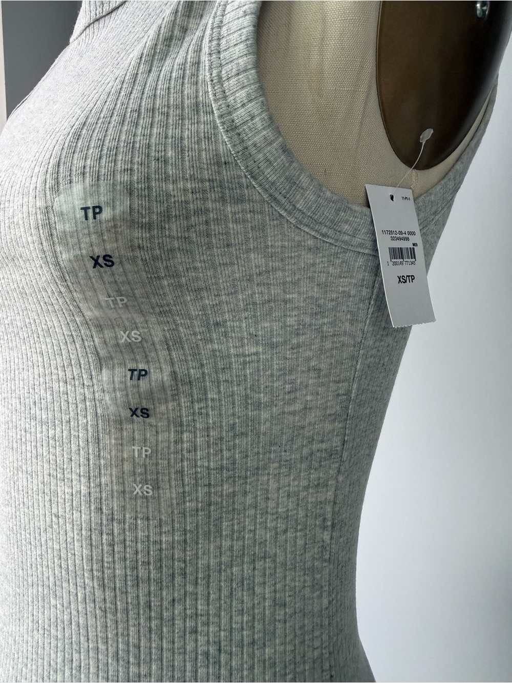 GAP Light Gray Ribbed High-Neck Tank - Picture 4 of 6